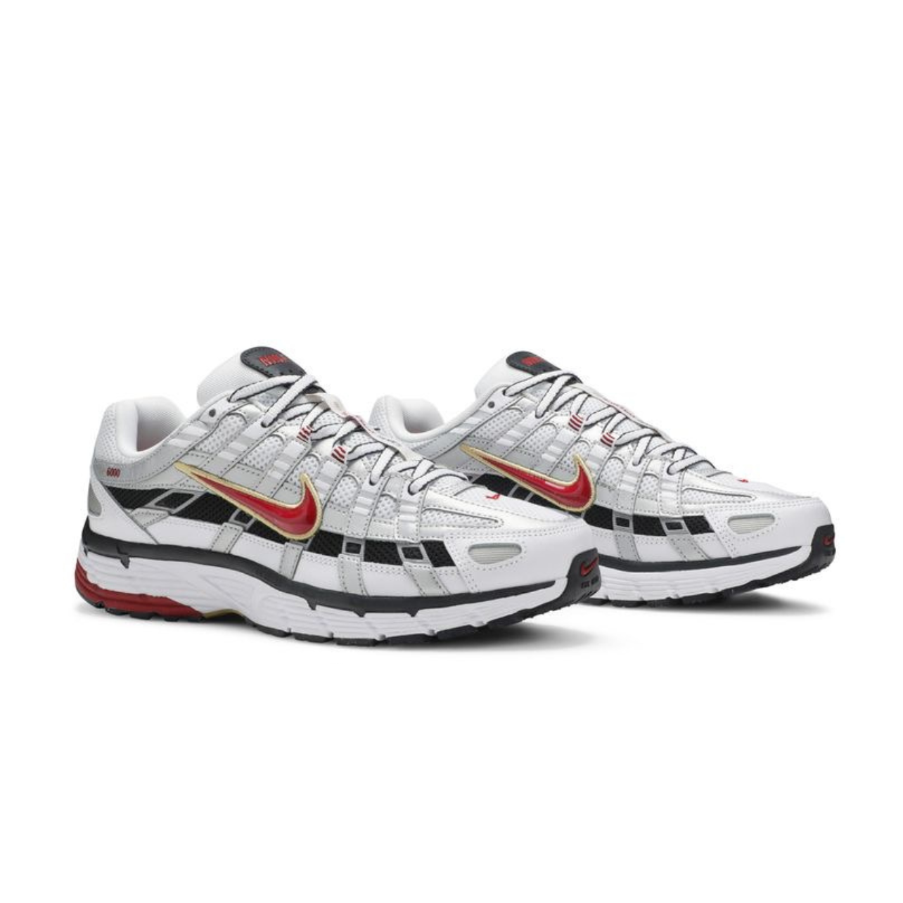 Nike P-6000 White Gold Red