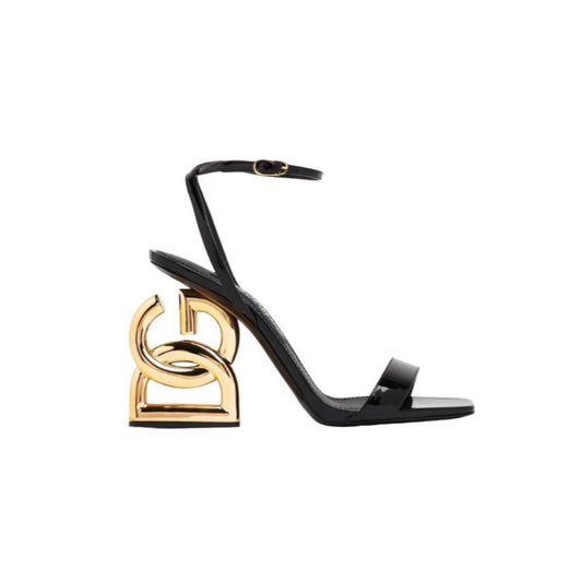 Dolce & Gabbana Keira Logo Heel Sandals