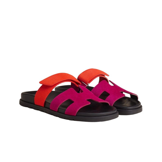 Hermes Chypre Sandal Rose Chapas / Orange Synthétique