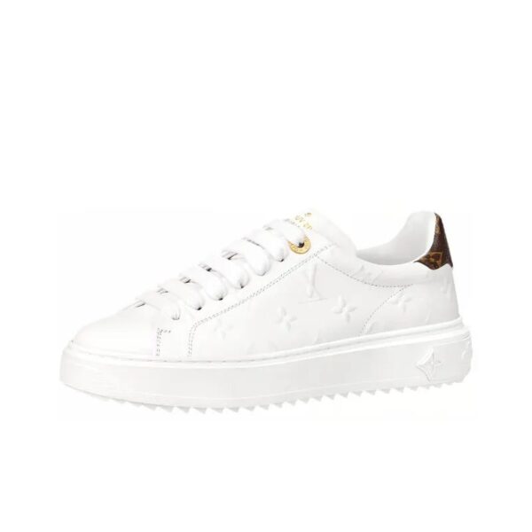 LOUIS VUITTON Time Out Casual Shoes Women's Low-Top White