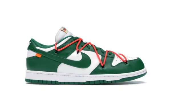 Nike dunk off white pine green